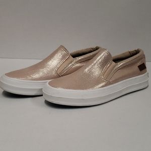 NWOT Blowfish Malibu Rose Gold Slip On Sneakers 9